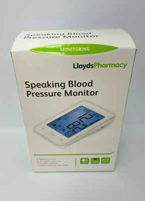 SPEAKING BLOOD PRESSURE MONITOR - Lloyds Pharmacy - Brand New