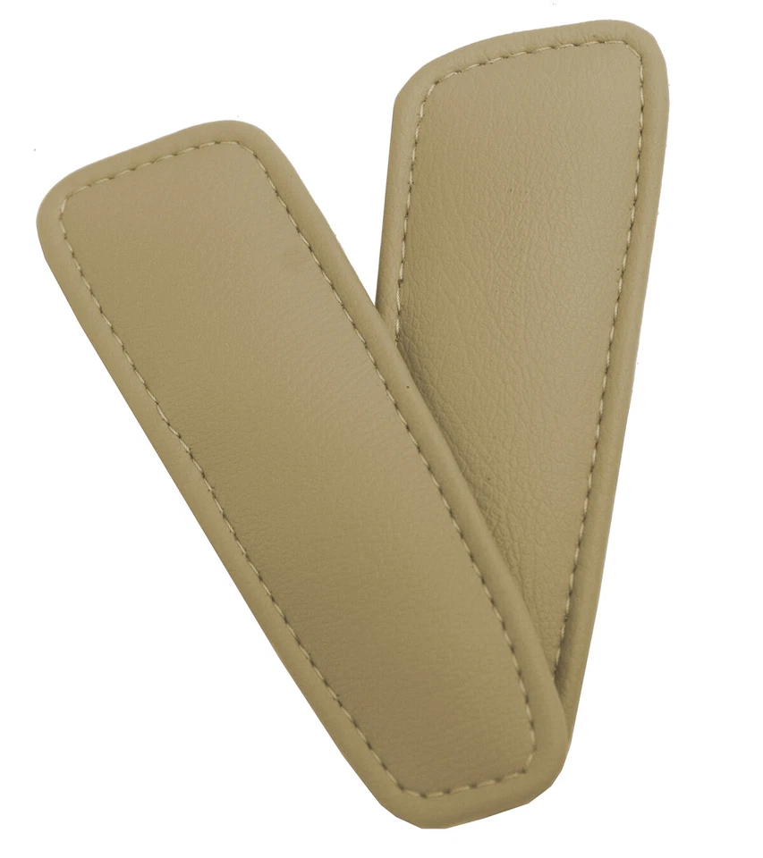 Apoio de braço painel porta reparo capa couro para Jeep Grand Cherokee 1999-2004 bege - Imagem 2 de 4