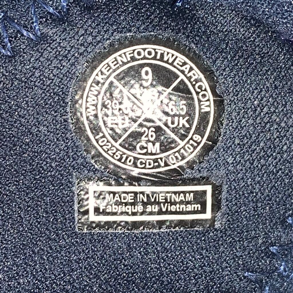 Sandali KEEN donna infradito infradito 9 suola punta blu nebbia casual 1022510