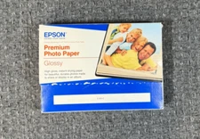 Epson Premium Glossy Photo Paper Glossy 4 x 6 - 99 Sheets - New Open Box