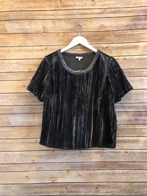 Splendid Moonstone Velvet Short Sleeve Tee Size Medium NWT