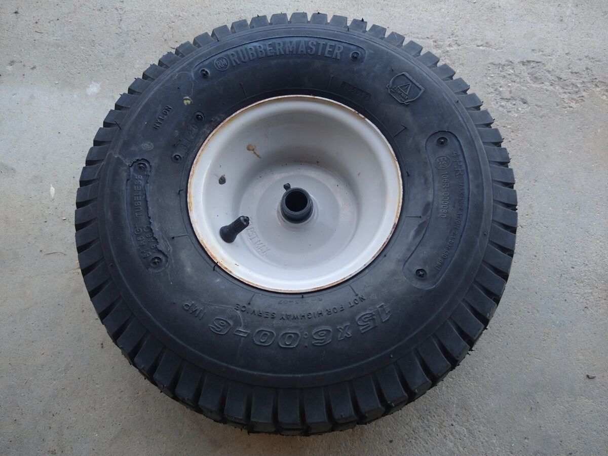 Front Wheel Assembly Tires For Troy Bilt Riding Mower 15-inch