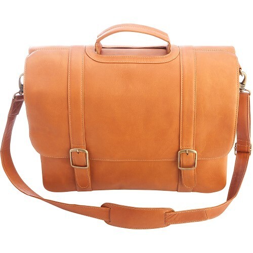 ROYCE New York Genuine Leather 15&rdquo;  Satchel Attache' Brief