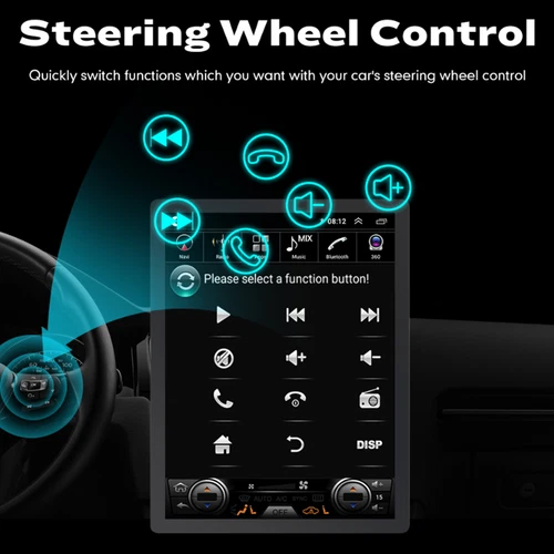 Autoradio 32 GB per Ford Kuga 13-17 NAVI Bluetooth autoradio GPS RDS Android 13 - Foto 11 di 18