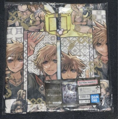 Kingdom Hearts Ichiban Kuji B Prize Visual Bath Towel 90cm