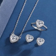 Stainless steel 18K Gold Set Necklace, Earrings For Women's Fashion Jewerly