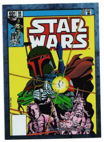 Star Wars Evolution Card Issue 68 1982 Marvel EC-3 Foil Topps! NM