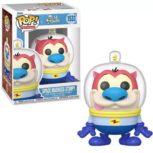Figurine Stimpy Space Suit Nick Rewind 9 cm cadeau parfait nostalgie