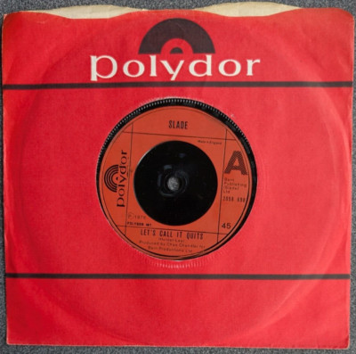 Slade   Let's Call It Quits ( 7'' Vinyl 1976) MINT 
