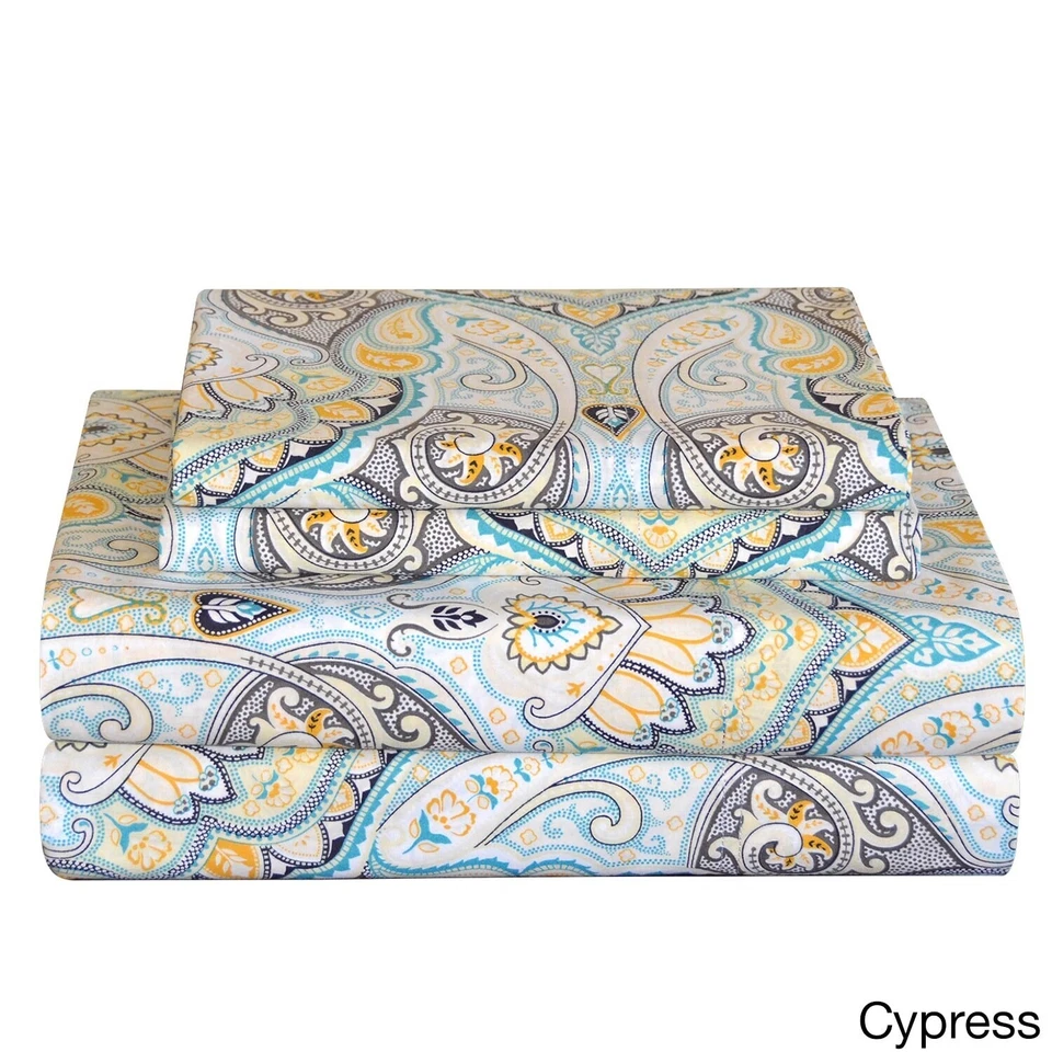 Sábana bajera Pointehaven 200 TC algodón estampado percal Foto 3 de 4