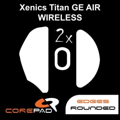 Corepad Skatez Xenics Titan GE AIR Mausfüße Mausgleiter Hyperglide PTFE Teflon