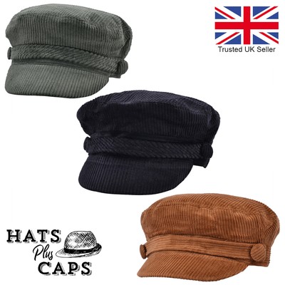 G\u0026H Cord Mariner Cap Greek Fisherman 