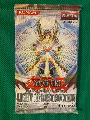 light of destruction booster box YuGiOh! Light of Destruction 1st Edition Booster Pack Sealed - New -  English