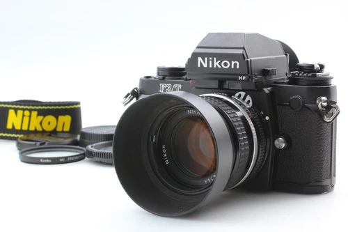 [Near MINT] Nikon F3/T HP Black SLR Film Camera Ai-s 50mm F1.4 Lens From JAPAN
