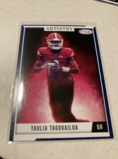 2024 Sage Artistry Football Blue #39 Taulia Tagovailoa Rc