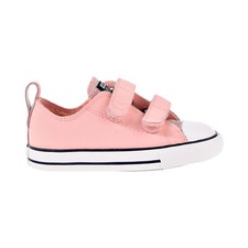 Converse Chuck Taylor All Star Hook and Loop Glitter Toddler Shoes Pink 762331C