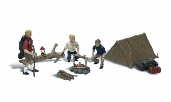 O Scale Campers (3) Woodland scenics A2754