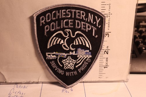 police patch ROCHESTER POLICE NEW YORK SUBDUED