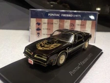 Pontiac Firebird Trans AM (1977) - Black - 1/43 Model Car - Altaya / Atlas