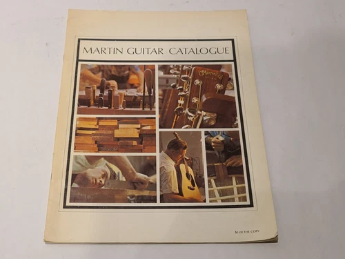 Vintage Spring 1970 Martin Guitar Catalogue Catalog Advertisement