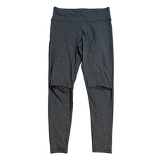 Victoria Sport women  Gray Knee Cutout detail Leggings Yoga Pants Sz Large