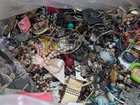 19.5 lbs Vtg-Newer Costume Jewelry Craft Junk Broken Tangled Beads Estate Lot