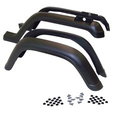 Crown Automotive 5AHK Fender Flare Kit (4 Piece); For 1987-1995 Jeep Wrangler YJ