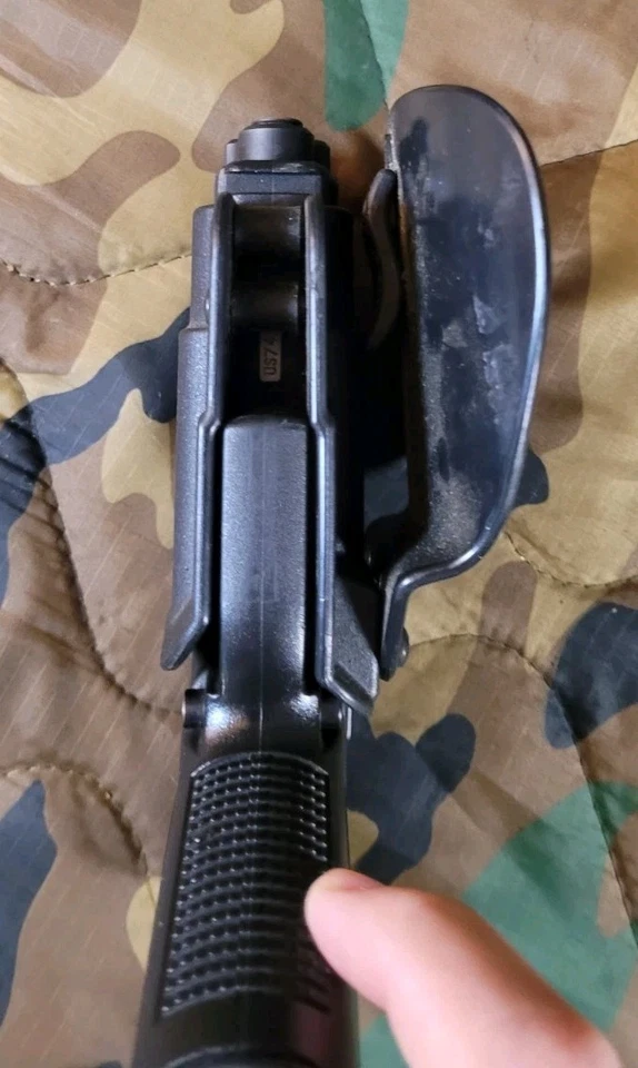 Funda de paleta Unlce Mike's Springfield Xd Owb polímero negro para diestros Foto 4 de 4