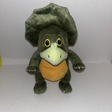 Kohls Cares Three Little Dinosaur Plush 12" Stuffed Animal Green  Yellow Tricer