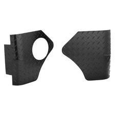 For Suzuki Samurai 1986-1995 Warrior 930pc Black Diamond Plate Rear Corners For Suzuki Samurai 1986-1995 Warrior 930pc Black Diamond Plate Rear Corners