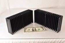 Pair 221mm x 115mm x 49mm Large Aluminum Heat Sinks Radiators Power Amplifier