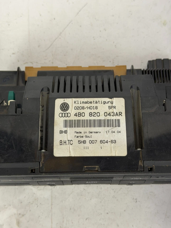 Audi A6 Allroad 2002-2005 aire acondicionado calefacción climatización unidad de control OEM Foto 3 de 4