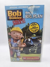 Bob The Builder Project Build It: Bob’s Big Plan VHS - PAL UK + Hype Sticker