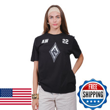 Ultra Game WNBA Official Unisex Super Soft Player T-Shirt, Las Vegas Aces, A'ja 