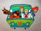 VINTAGE SCOOBY DOO DOG ANIMATED TV SERIES MYSTERY MACHINE 14" METAL GAS OIL SIGN