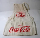 Vintage 1960s Coca-Cola Concessions Apron Coke Soda Advertising