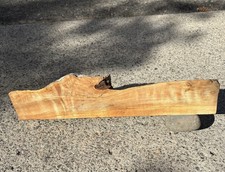 Spalted Big Leaf Maple Burl-Live Edge Wood - Size: 20.5 x 3.25 5 x 1 2.75