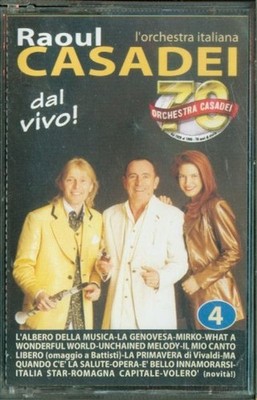 Raoul Casadei E L' Orchestra Italiana - Il Best Dal Vivo Mc Versiegelt K7 Italy