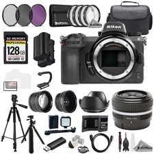 Nikon Z 7II NIKKOR Z 28mm f/2.8 SE Lens 128GB Ext Bat 9 PC Filtr MEGA Kit