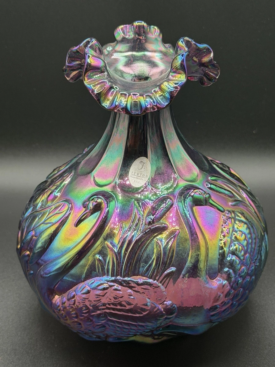 Fenton Swan Vase for sale | eBay