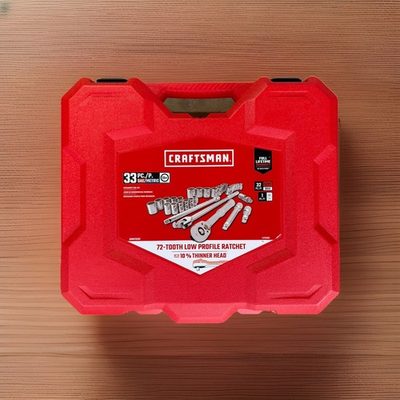 #ad CRAFTSMAN 1 2 in Drive Mechanics Tool Set 33pc CMMT12122 $63.00
