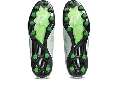 ASICS Soccer Cleats DS LIGHT ACROS PRO 3 White/Green Gecko
