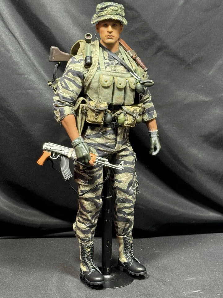 1/6 US ARMY SPECIAL FORCES VIETNAM JUNGLE OPS BANDIT JOE'S CUSTOM - Image 3 of 4