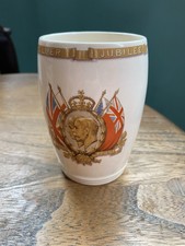 King George VI Coronation Commemorative Mug Royal Memorabilia 1935 Derby 