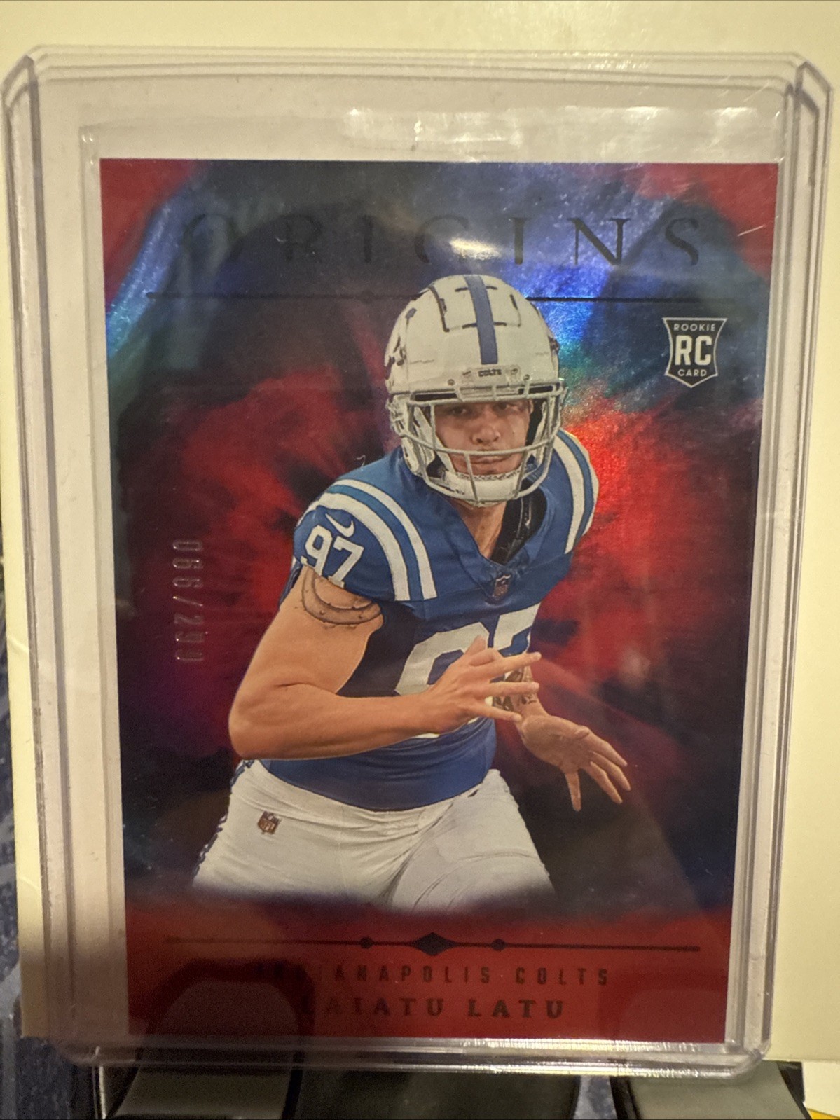 Laiatu Latu Panini Origins #125 Red