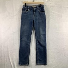 Levis 514 Performance Jeans Boys 16 Blue Straight Leg Stretch Denim 28x30