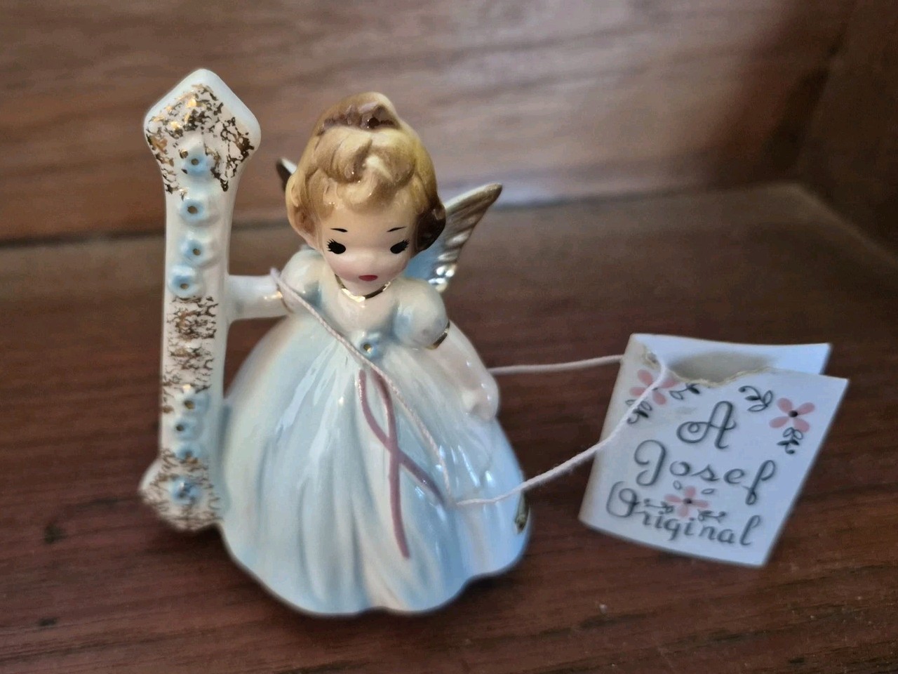 Vintage Joseph Original Angel Birthday Girl Age 1, Original Sticker Attached