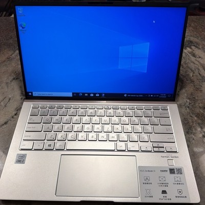 ASUS ZenBook UX434FAW i7-10810U 32GB RAM 512GB SSD 14  Win10 Pro Tested