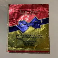 Sen Sen Mints Licorice Breath Freshner One Pack Vintage Sealed Unopened Rare NOS