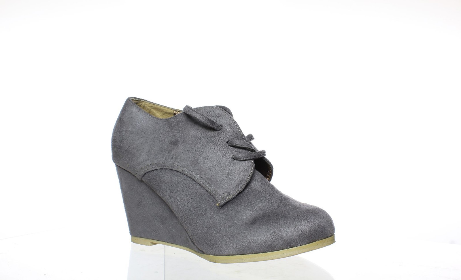 Ollio Womens Gray Booties Size 7 7790₽